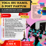 Pelatihan Fasilitator Prenatal Yoga April 2024 di Jogja Learning Center